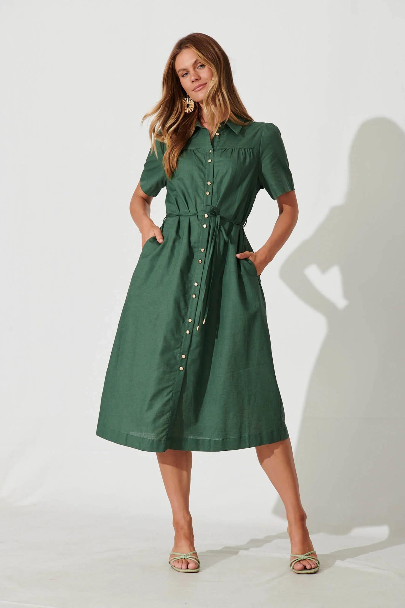 London Grace shirt dress